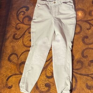 Kids Tan Riding Pants. Inseam 22 inches. #18